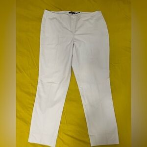 Lafayette 148 New York Bleecker Women’s Dress Pants Size 14 Side Button Zipper